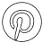 Pinterest dark logo