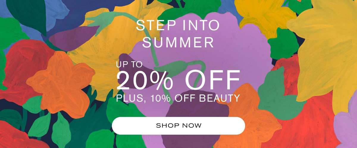 Up to 20% off, 10% off Beauty 